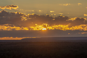 Sunrise at Morro do Jacurutu (Jacurutu Hill) in Jalapão State Park - Tocantins, Brazil