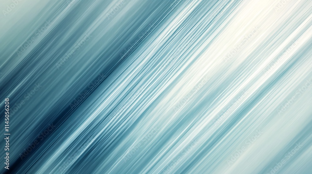 Poster dynamic blue abstract background with streaks of light creating a sense of movement and depth.