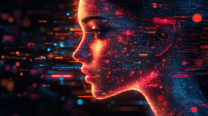 AI technology alters iconic logos with innovative designs in a vibrant digital landscape