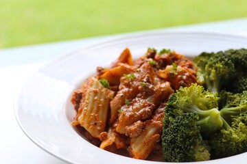 Photography of homemade plated meals. Ranging from rice dishes to wraps to chicken to pasta.