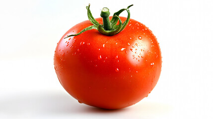An isolated tomato on a clean background.