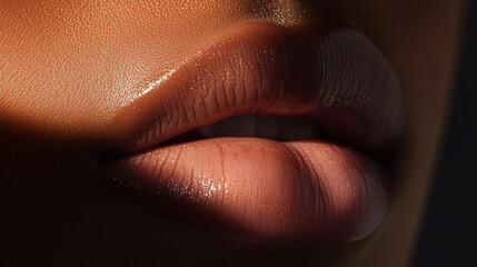 Fototapeta premium close up of a lips