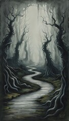 background with tree