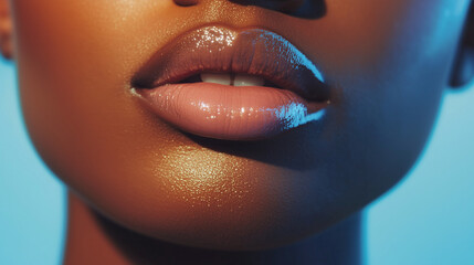 Obraz premium close up of a lips
