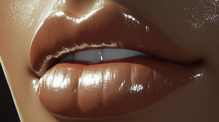 Obraz premium close up of a lips