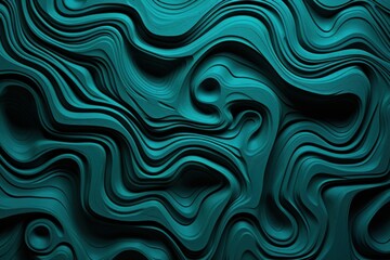 Turquoise background with waves.