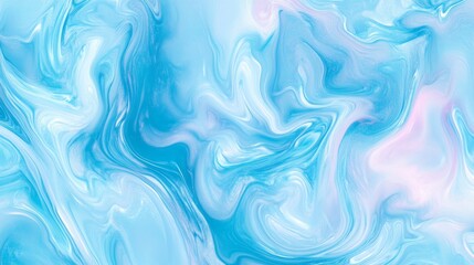 Fototapeta premium Light blue pastel gradient background. 