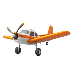 airplane toy isolated on white background