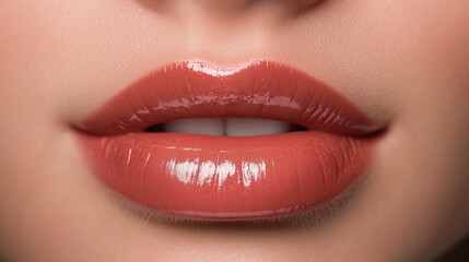 Obraz premium close up of a lips