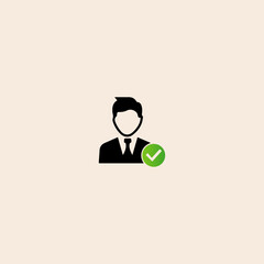 check icon vector. check mark icon. check list button icon flat vector design.