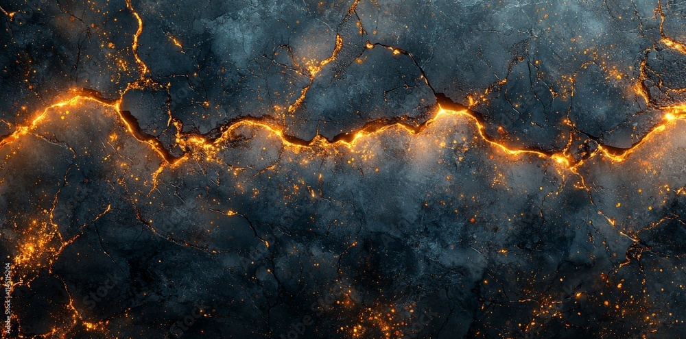 Poster a stylish abstract backdrop with metallic elements and textures that resemble marble and granite sto