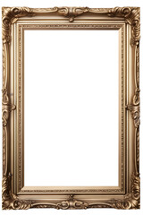 Empty vintage picture frame