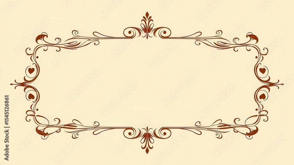 Wall mural a set of ornate vintage frames in various designs and sizes perfect for adding a touch of elegance t