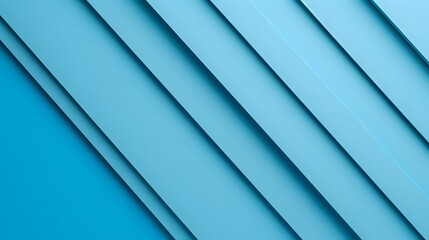 Fototapeta premium Abstract background with multiple layered blue diagonal stripes, creating a sleek and modern design for futuristic and professional concepts.