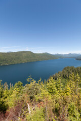 A large inland lake on Vancouver Island.