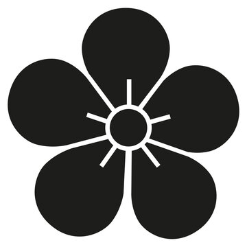 kamon symbol flower Japanese art 