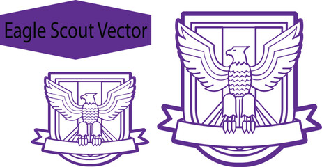 Eagle scout vector