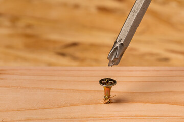 Broken phillips screwdriver bit in impact driver. Construction, home maintenance and tool repair...