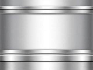 Abstract metal background with a smooth, reflective surface and geometric patterns, perfect for industrial or modern design projects, silver, steel, decoration