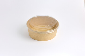 Biodegradable Paper Bowls with Transparent Lids