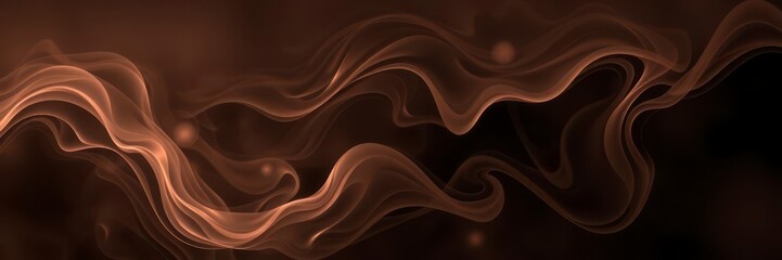 Abstract smoke billowing against a dark black background, patterns, flowing