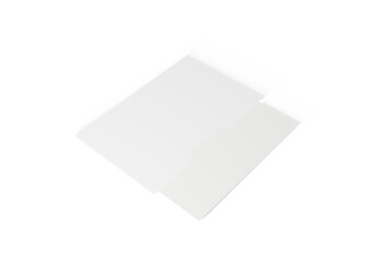 Folder with Invitation Card Mockup