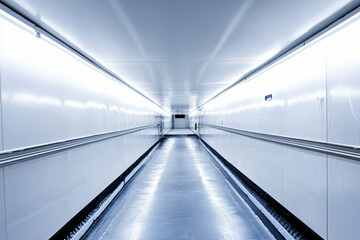 Obraz premium industrial freezing tunnel for ice cream production