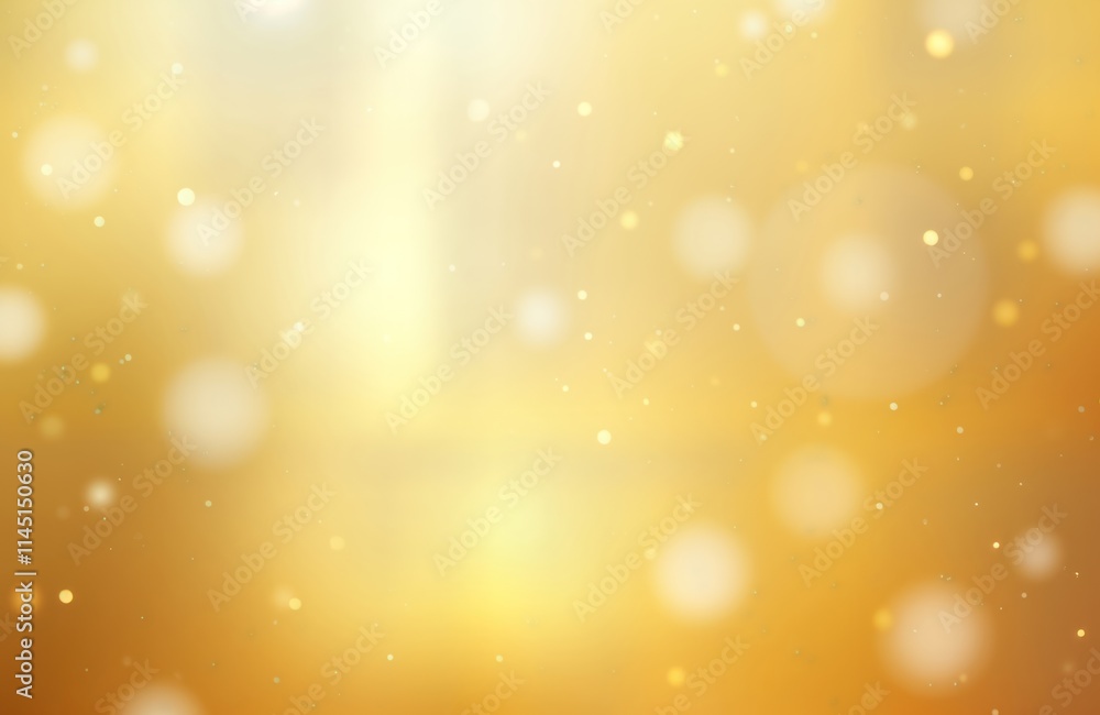 Aufkleber abstract gold gradient background with light, bright colors. soft blurred texture with golden partic