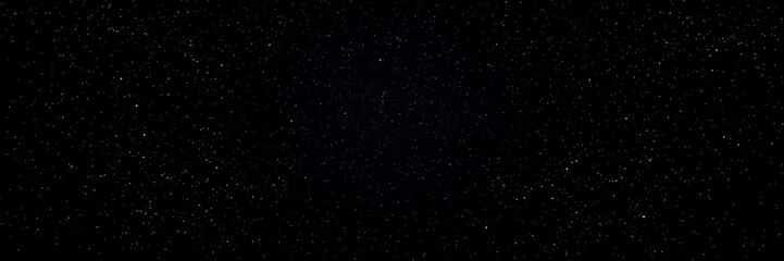 Fototapeta premium Night sky filled with glittering stars against a dark background, sparkling, galaxy, peaceful