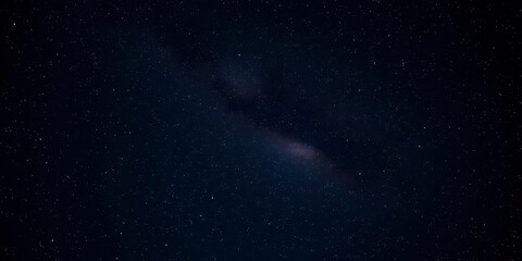 Obraz premium Night sky filled with twinkling stars on a dark background, sparkling, galaxy, serene