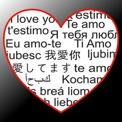 I love you in different languages