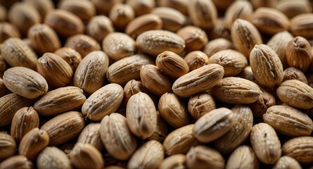 Obraz premium barley nuts background