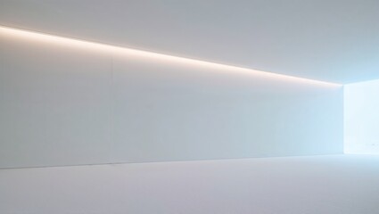 A Vast Snow-White Open Space with a Blank Window, Evoking a Sense of Calm, Tranquility, and Infinite Possibilities, Capturing the Beauty of Simplicity and the Serenity of Winter&rsquo;s Embrace