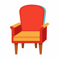 Generate a chair icon ,white background