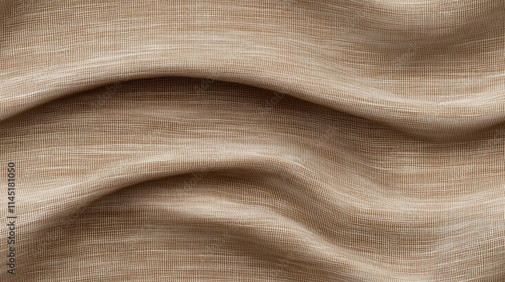Poster natural fibers showcase their texture and warmth through soft folds, enhanced by warm lighting in a 