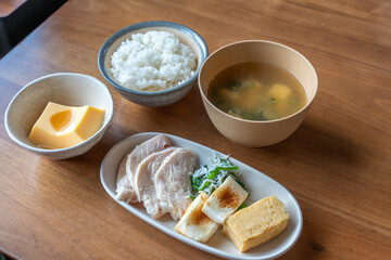 健康的でバランスの良い朝食