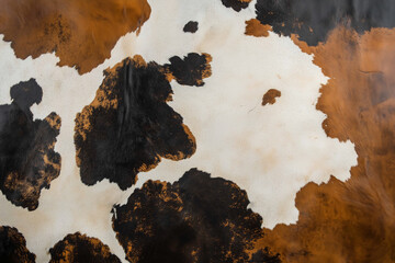 close up of a cow skin, animal print