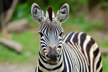 zebra close up