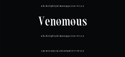 Luxury serif font in modern style. Elegant wedding alphabet letters font and number. Typography Luxury classic lettering serif fonts decorative vintage retro logo