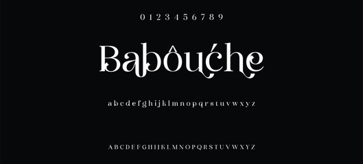 Luxury serif font in modern style, this typeface has a big set of ligatures and alternates and can be used for logos