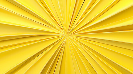 Bright yellow sunburst background with glowing light rays. ideal for summer themes, energy concepts, and vibrant designs. Luster. Illustration