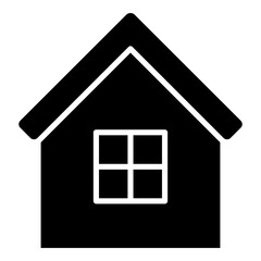 House, home glyph solid icon