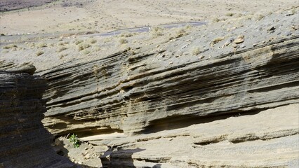 The vertical rock walls of 