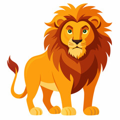 Lion ,White background