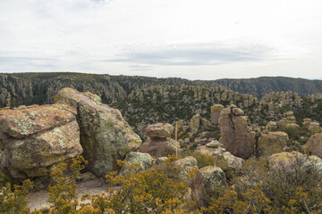 Mountain landscape at Chiricahua National Monument, Arizona