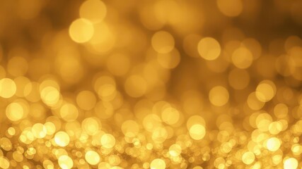 Abstract blurred gold glitter texture, bokeh effect, copy space, luxury, shine