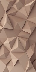 Fototapeta premium Abstract geometric triangle pattern in muted tones, forming a modern, minimalist background, warm tones, modern design, muted