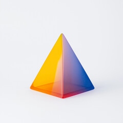 A Bold Tetrahedron with Glittery Magnetic Arms
