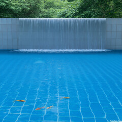 A Picturesque Waterfall Cascading into a Serene Pool
