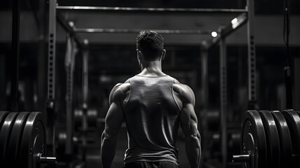 Strength in Solitude: A Virile Theater of Black & White Fitness Praxis